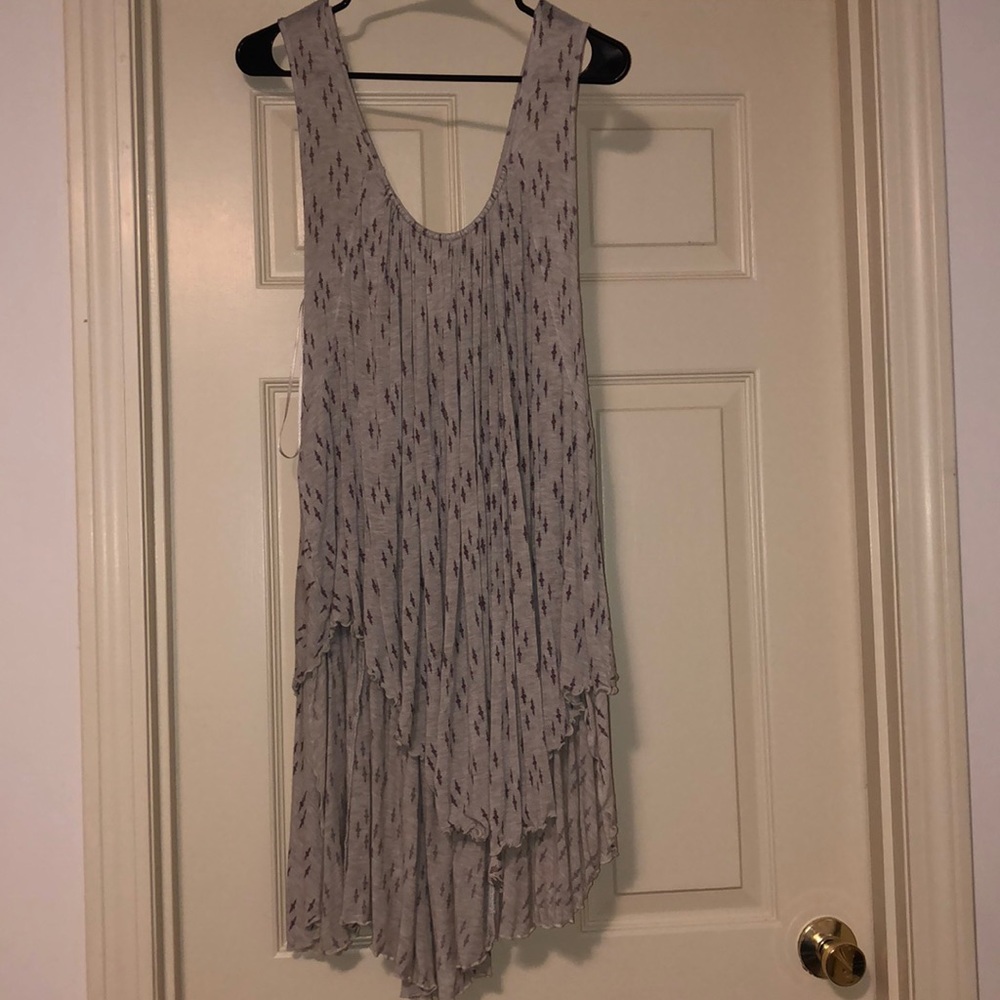 Free People Dress Back Tie Detail High Low